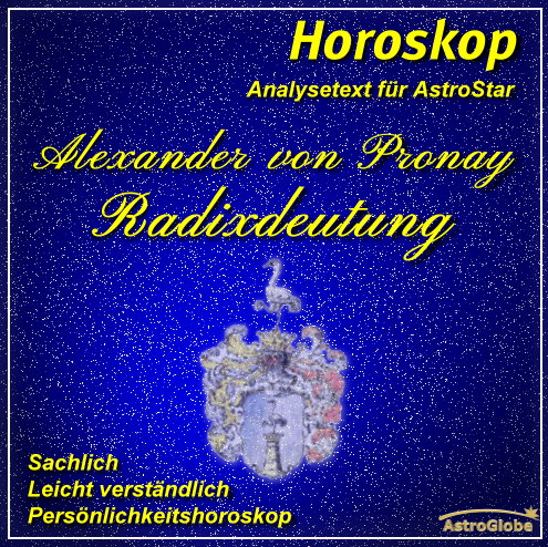 Horoskop Pronay Radixdeutung (Symbolbild)